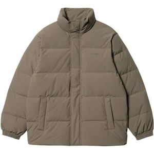 Carhartt Wip, Jassen, Heren, Bruin, L, Polyester, Barista Jassen