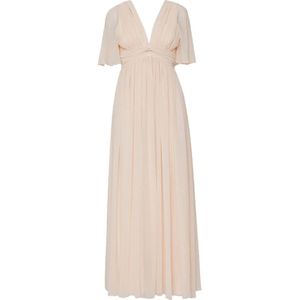 Marella, Maxi Kleedjes Beige, Dames, Maat:S