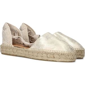 Notre-v, Schoenen, Dames, Beige, 37 EU, Leer, Dames Espadrilles Dely 23