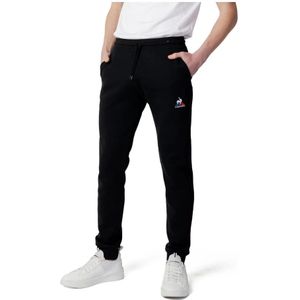 le coq sportif, Zwarte broek voor heren Zwart, Heren, Maat:XL