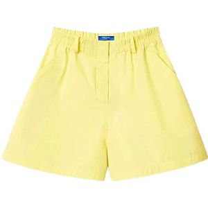 Nina Ricci, Korte broeken, Dames, Geel, M, Katoen, Hoge Taille Citroengele Shorts