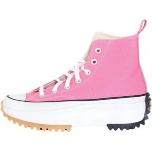 Converse, Schoenen, Dames, Roze, 37 EU, Roze Witte Dames Sneakers Run Star Hike Hi