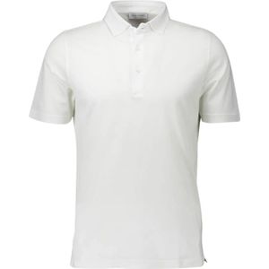 Gran Sasso, Tops, Heren, Wit, 2Xl, Katoen, Katoenen Polo Shirt Regular Fit