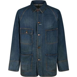 Maison Margiela, Vintage Japanse Denim Jack Blauw, Heren, Maat:M