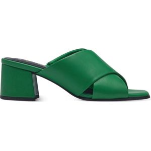 Marco Tozzi, Schoenen, Dames, Groen, 38 EU, Groene platte sandalen voor vrouwen