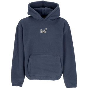 Huf, Sweatshirts & Hoodies, Heren, Blauw, L, Blauwe Nacht Griffith Hooded Fleece