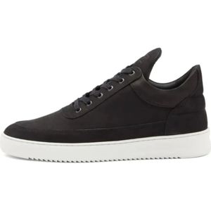 Filling Pieces, Schoenen, Heren, Zwart, 44 EU, Zwarte Ripple Basic Sneakers