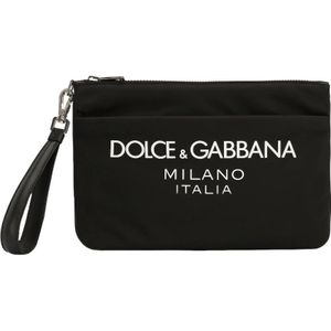 Dolce & Gabbana, Tassen, Heren, Zwart, ONE Size, Nylon, Bags