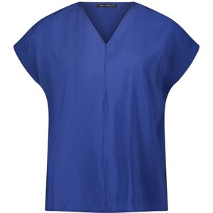 Betty Barclay, Blouses & Shirts, Dames, Blauw, 3Xl, Jungle Print V-Hals Blouse
