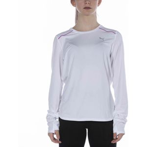 Puma, Sport, Dames, Wit, S, Run Cloudspun Marathon Wit T-Shirt