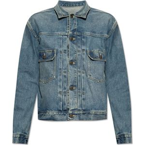 Maison Margiela, Jassen, Heren, Blauw, L, Denim, Denim jas