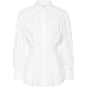 InWear, Blouses & Shirts, Dames, Wit, L, Vrouwelijke Waist Shirt Blouse Pure White