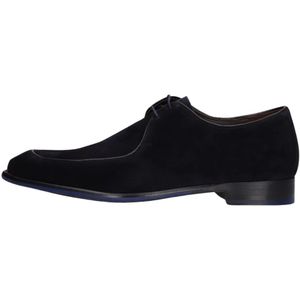 Floris van Bommel, Schoenen, Heren, Blauw, 39 1/3 EU, Suède, Blauwe Suède Nette Schoenen Sfm-30325