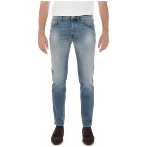 Jacob Cohën, Jeans, Heren, Blauw, W31, Katoen, Scott 5 Zak Jeans