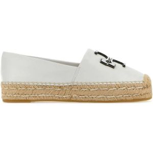 Tory Burch, Espadrilles Wit, Dames, Maat:39 EU