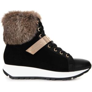 Baldinini, Schoenen, Dames, Zwart, 36 EU, Suede AG Sportschoenen