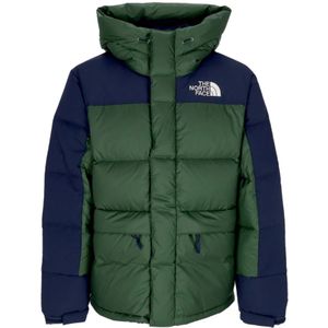 The North Face, Himalayan Down Parka Streetwear Jas Groen, Heren, Maat:S