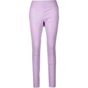 Ibana, Leren broek Paars, Dames, Maat:L