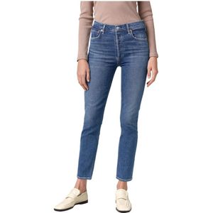 Citizens of Humanity, Jeans, Dames, Blauw, W26, Charlotte High Rise Jeans