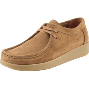 Nature Footwear, Schoenen, Dames, Beige, 36 EU, Katoen, Alba Chrome Free Suede Schoenen