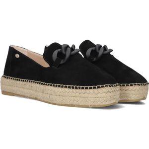 Fred De La Bretoniere, Schoenen, Dames, Zwart, 38 EU, Suède, Zwarte June Li Espadrilles