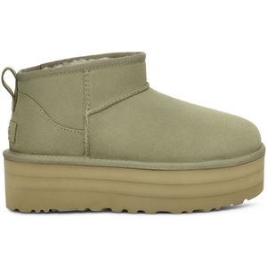 Ugg, Schoenen, Dames, Groen, 41 EU, Klassieke Ultra Mini Laarzen