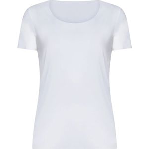 Wolford, Blouses & Shirts, Dames, Wit, L, Wol, Witte korte mouw Aurora Pure top