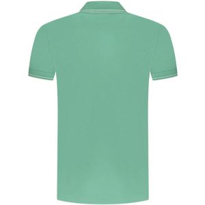 Stone Island, Tops, Heren, Groen, L, Katoen, Groene Polo Shirt Casual Stijl