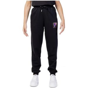 Fila, Blauwe broek met veter sluiting Blauw, Dames, Maat:S