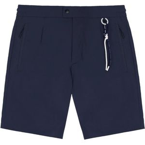 People of Shibuya, Korte broeken, Heren, Blauw, L, Blauwe Shorts voor Stedelijke Stijl