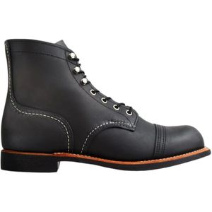 Red Wing Shoes, Iron Ranger Laars - Zwart Harness Zwart, Heren, Maat:41 1/2 EU