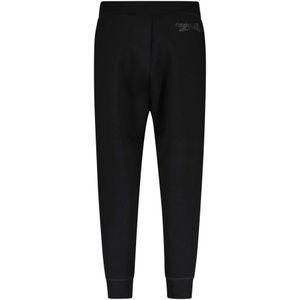 Dsquared2, Broeken, Heren, Zwart, S, Logo Joggingbroek voor Heren