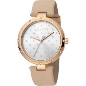 Esprit, Accessoires, Dames, Roze, ONE Size, Rose Gouden Damesmode Horloge