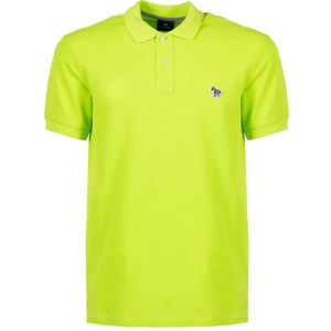 PS By Paul Smith, Zebra Lime Polo Shirt Groen, Heren, Maat:XL