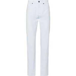 Hugo Boss, Jeans, Heren, Blauw, W36 L34, Witte Re. Maine-20 Jeans