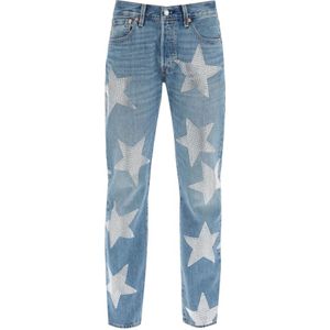 Collina Strada, Straight Jeans Blauw, Dames, Maat:S