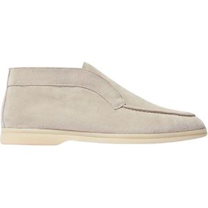 Scarosso, Schoenen, Heren, Beige, 40 1/2 EU, Suède, Sand Suède Enkellaarzen