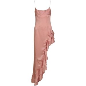 Alessandra Rich, Kleedjes, Dames, Roze, S, Roze jurken voor vrouwen