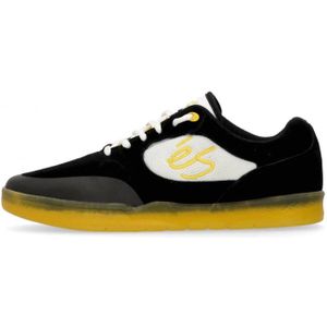 ES, Chomponkicks Swift Skate Schoenen Zwart/Wit/Geel Zwart, Heren, Maat:43 EU