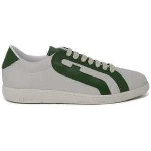 Furla, Schoenen, Dames, Groen, 40 EU, Leer, Groene Vetersneakers Lente/Zomer Vrouwen