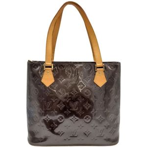 Louis Vuitton Vintage, Pre-owned, Dames, Rood, ONE Size, Leer, Tweedehands leren Louis Vuitton tassen
