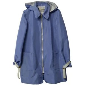 Marni Pre-owned, Pre-owned, Dames, Blauw, L, Polyester, Pre-owned Polyester outerwear