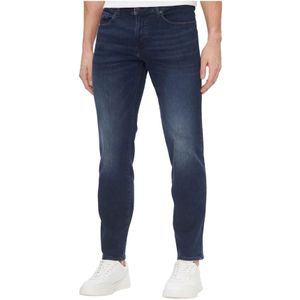 Hugo Boss, Jeans, Heren, Blauw, W31 L32, Katoen, Slim-fit Jeans