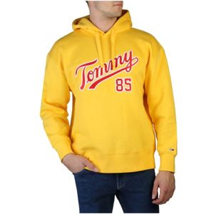 Tommy Hilfiger, Sweatshirts & Hoodies, Heren, Geel, M, Katoen, Dm 0Dm 15711