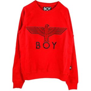 BOY London, Sweatshirts & Hoodies, Heren, Rood, S, Eagle Applique Climb Sweatshirt