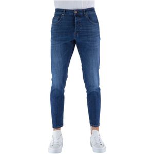 Don The Fuller, Jeans, Heren, Blauw, W35, Katoen, Slim-fit Jeans