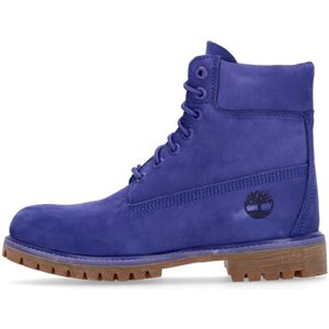 Timberland, Hoge Top Premium Boot Clematis Blauw Blauw, Heren, Maat:44 EU