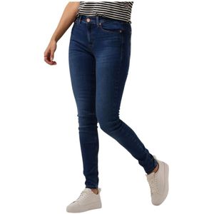 Tommy Jeans, Jeans, Dames, Blauw, W32 L32, Blauwe Skinny Jeans Nora