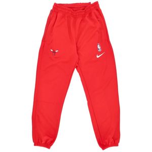 Nike, Broeken, Heren, Rood, L, Polyester, Chicago Bulls Basketball Trainingsbroek