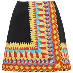 La DoubleJ, Rokken, Dames, Veelkleurig, S, Katoen, Foulard Mini Rok